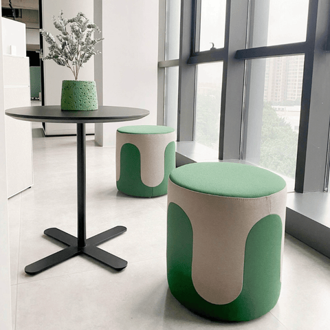 Fluid Modern Sofa Ottoman Pouf