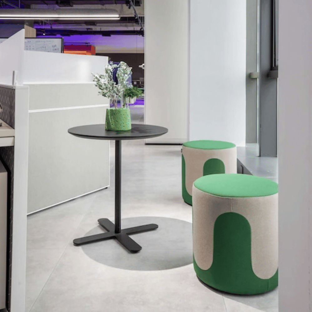 Fluid Modern Sofa Ottoman Pouf