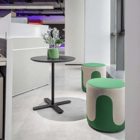 Fluid Modern Sofa Ottoman Pouf