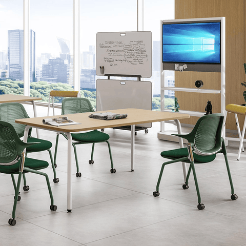 Flux-A Office Mobile Partition TV Stand