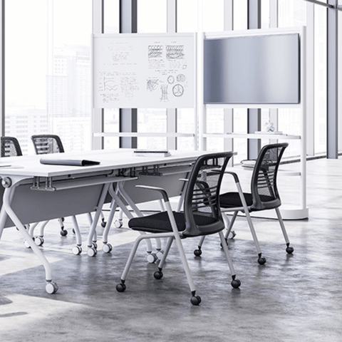 Flux-A Office Mobile Partition TV Stand