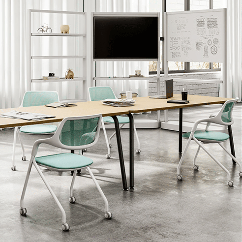 Flux-A Office Mobile Partition TV Stand