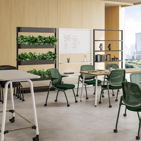 Flux-B Office Mobile Partition Whiteboard Stand