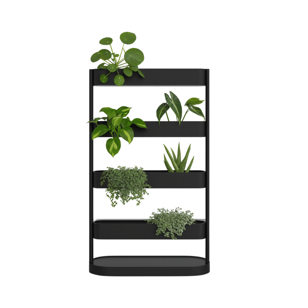 Flux-D Office Mobile Partition Planter Rack