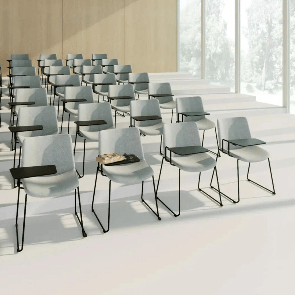 Stackable Training Chair Fly Minimalist Office Fabric Stackable Training Chair – Gavisco Office ...