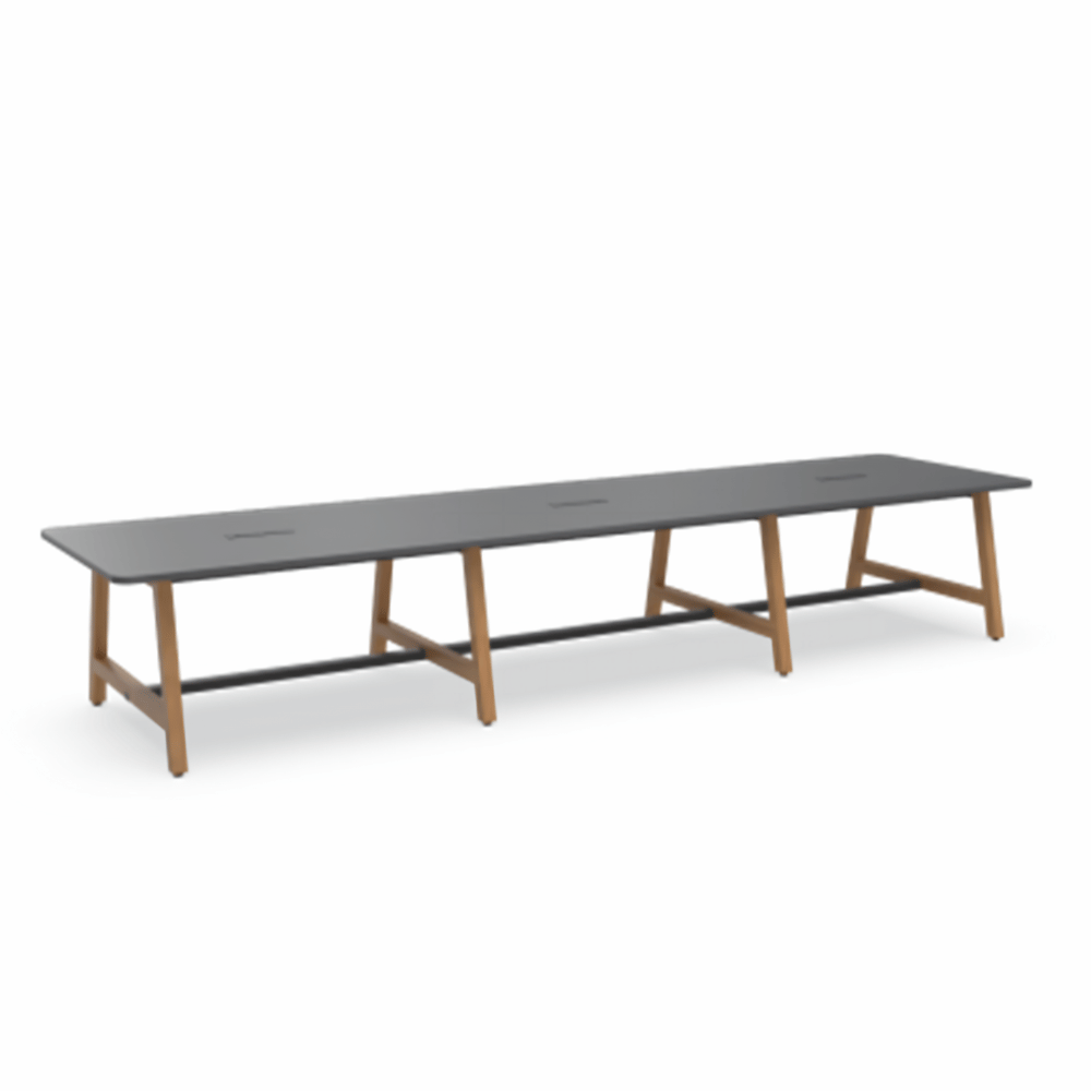 Forest Modern Solid Wood Conference Meeting Table