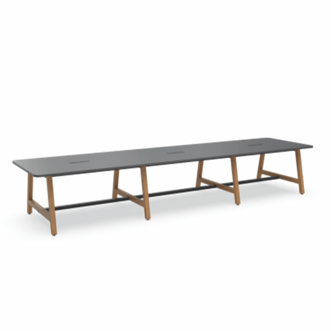 Forest Modern Solid Wood Conference Meeting Table