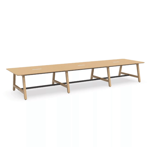Forest Modern Solid Wood Conference Meeting Table
