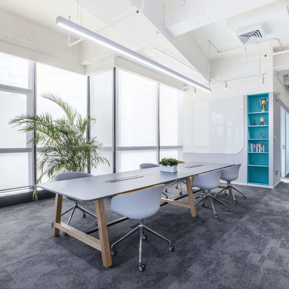 Forest Modern Solid Wood Conference Meeting Table