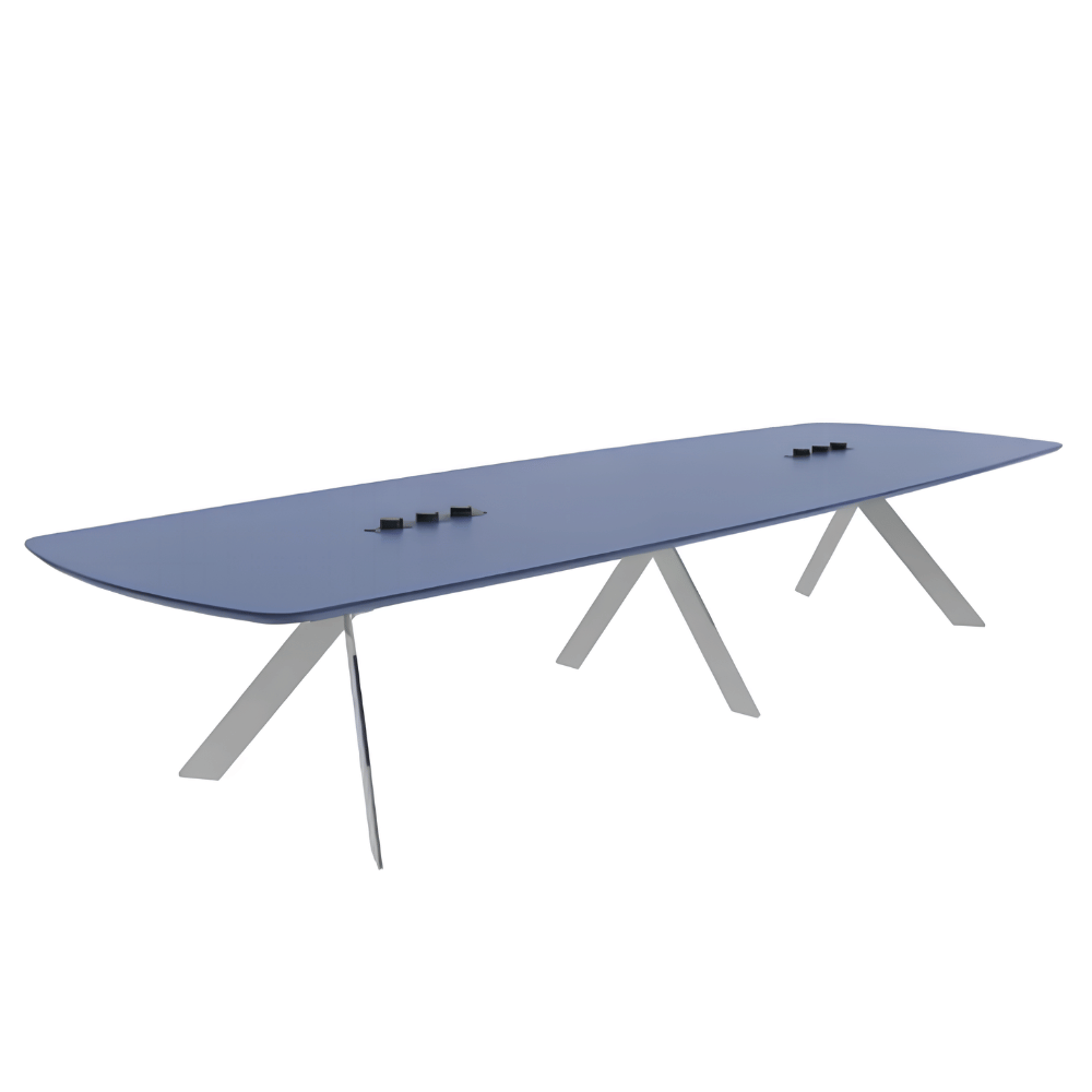 Front Premium Stainlessteel Frame Conference Table