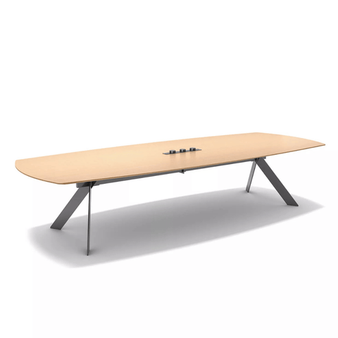 Front Premium Stainlessteel Frame Conference Table