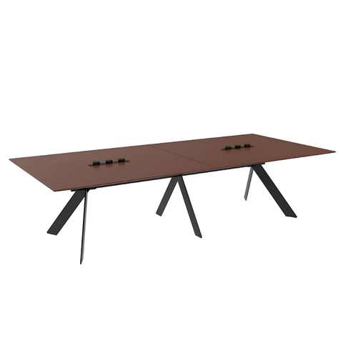 Front Premium Stainlessteel Frame Conference Table