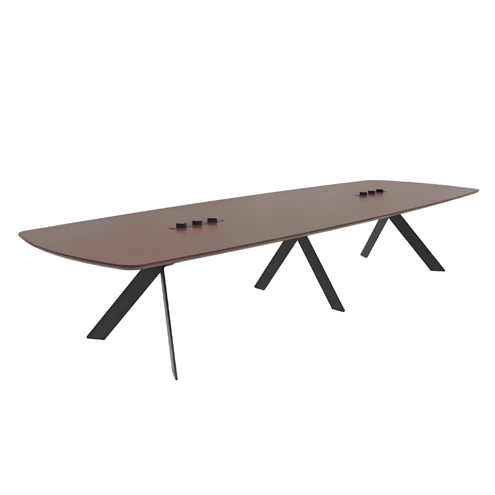 Front Premium Stainlessteel Frame Conference Table