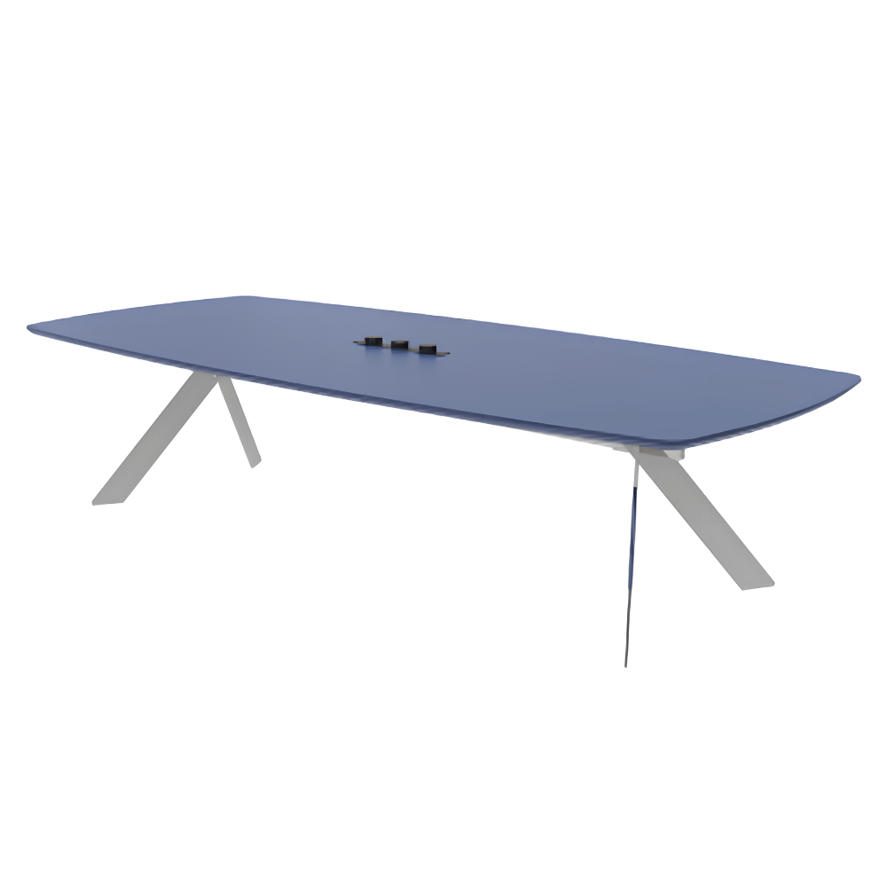 Front Premium Stainlessteel Frame Conference Table