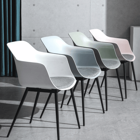 Golem Modern Cushion Plastic Dining Chair