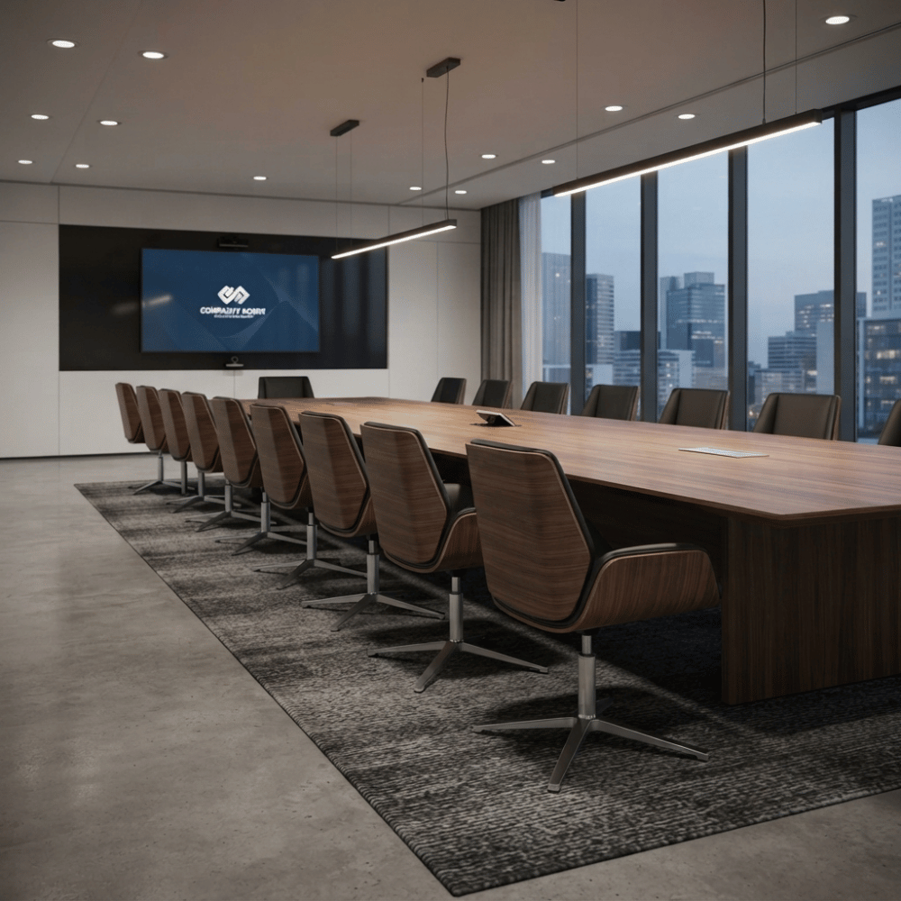 Grain High Back Bentwood Office Leather Executive Chair