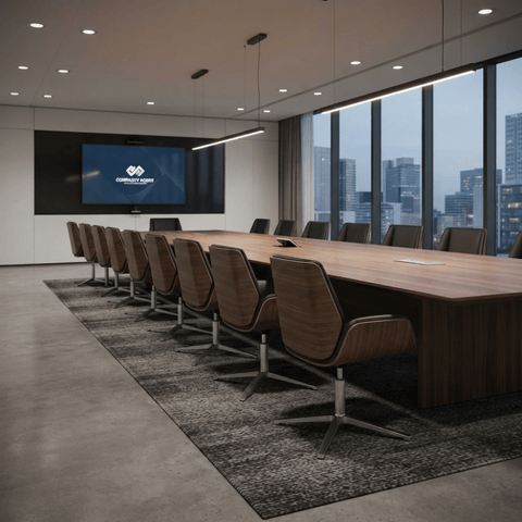 Grain High Back Bentwood Office Leather Executive Chair