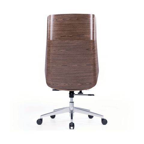 Grain High Back Bentwood Office Leather Executive Chair