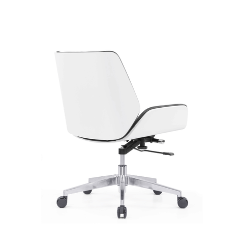 Grain-M Mid Back Bentwood Office Leather Meeting Conference Chair