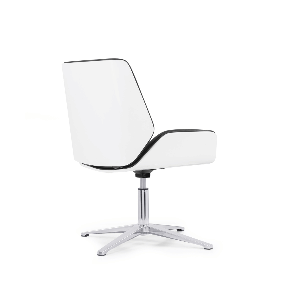 Grain-V Modern Leather Meeting Visitor Chair