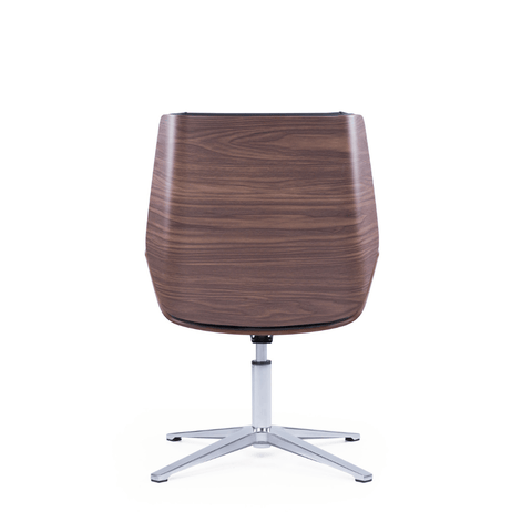 Grain-V Modern Leather Meeting Visitor Chair