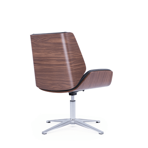 Grain-V Modern Leather Meeting Visitor Chair