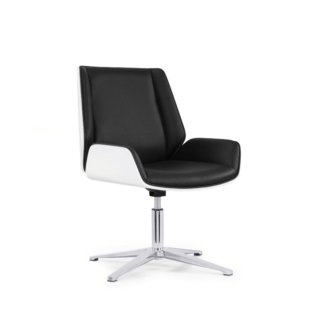 Grain-V Modern Leather Meeting Visitor Chair