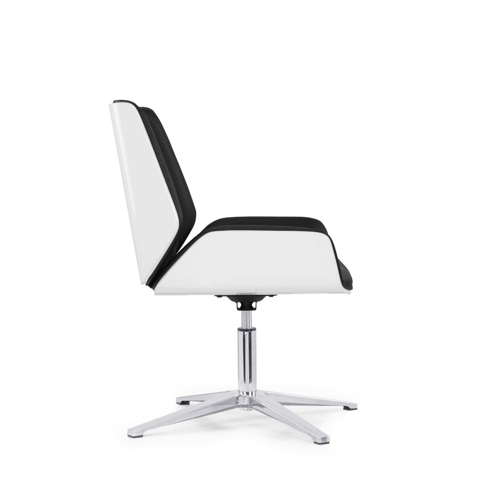 Grain-V Modern Leather Meeting Visitor Chair