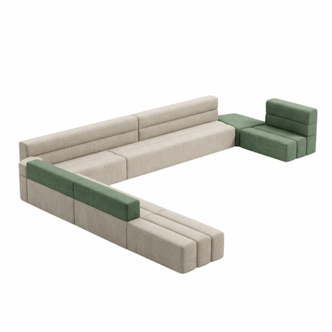 Great Wall Modular Sectional Sofa Bench System