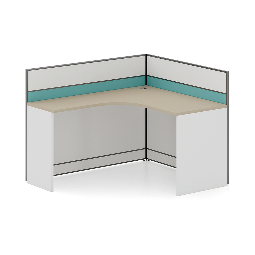Harbour-C Modern Office Partition Workstation L-Shaped Desk
