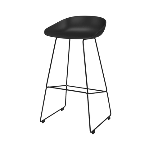 Haro Minimalist Plastic High Bar Stool Chair - Gavisco Office Furniture