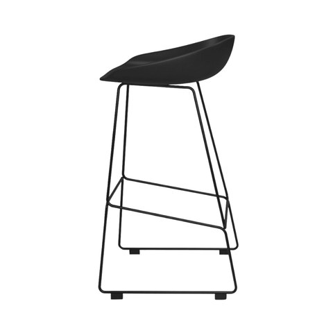 Haro Minimalist Plastic High Bar Stool Chair - Gavisco Office Furniture