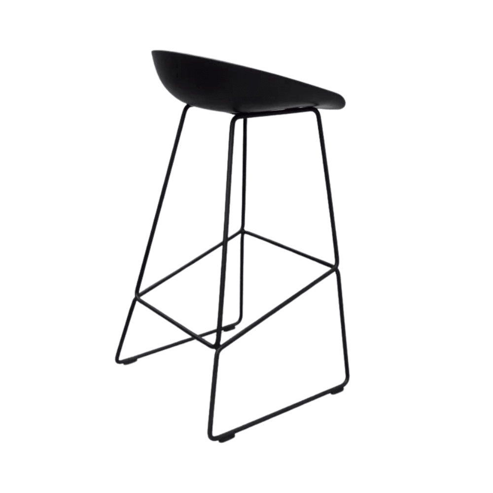 Haro Minimalist Plastic High Bar Stool Chair - Gavisco Office Furniture