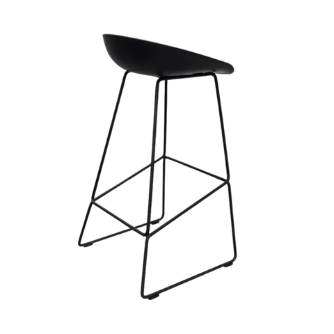 Haro Minimalist Plastic High Bar Stool Chair - Gavisco Office Furniture