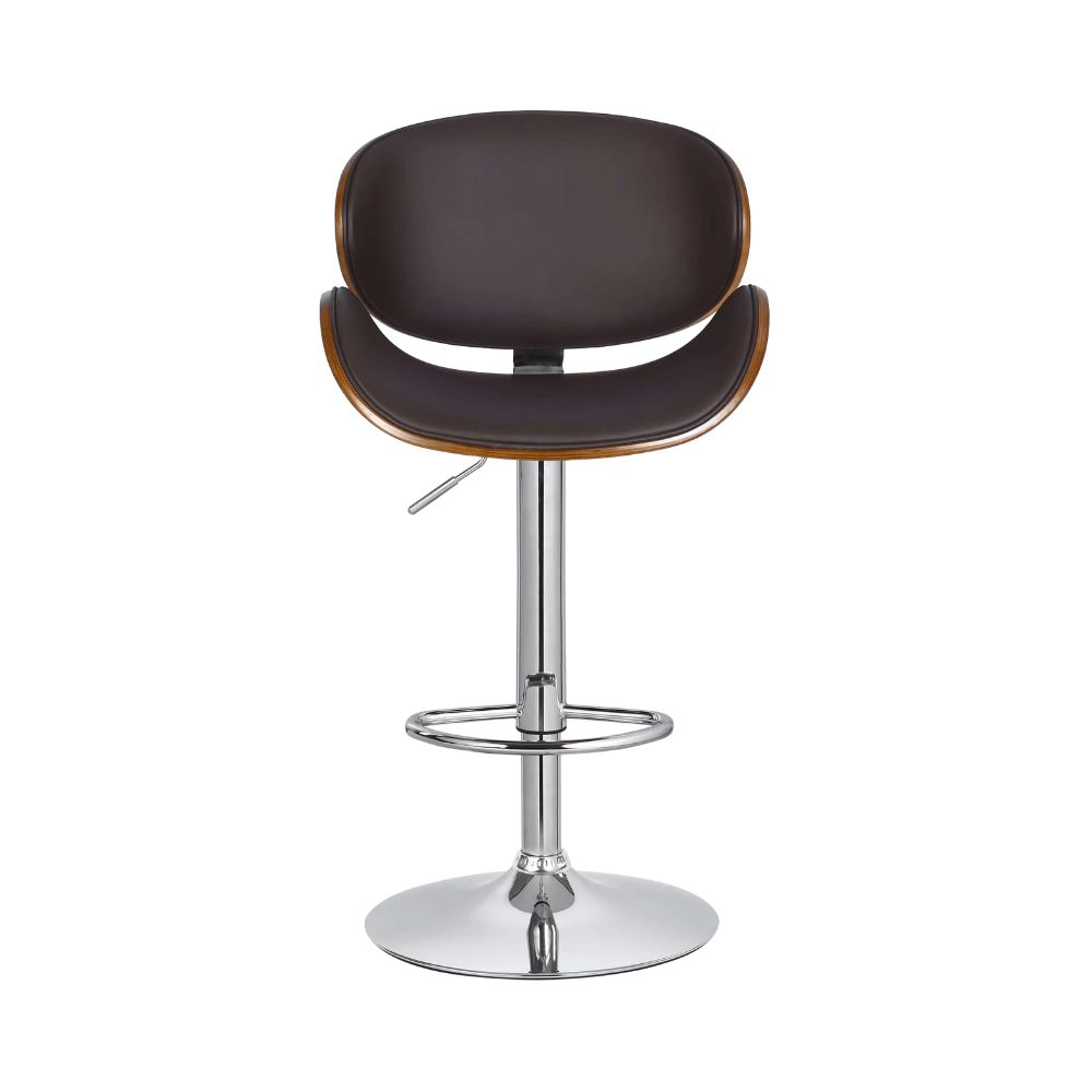 Harris Leather Height Adjustable Swivel Bar Stool Chair - Gavisco Office Furniture