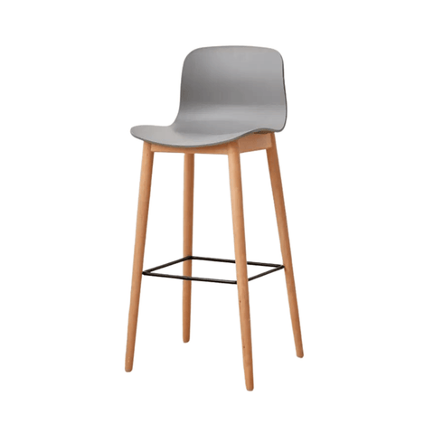 Hay Wooden Plastic High Bar Stool Chair - Gavisco Office Furniture