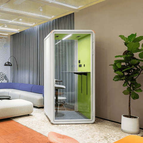 Hecor ZUM-S Office Soundproof Privacy Silence Pod for 1-Person