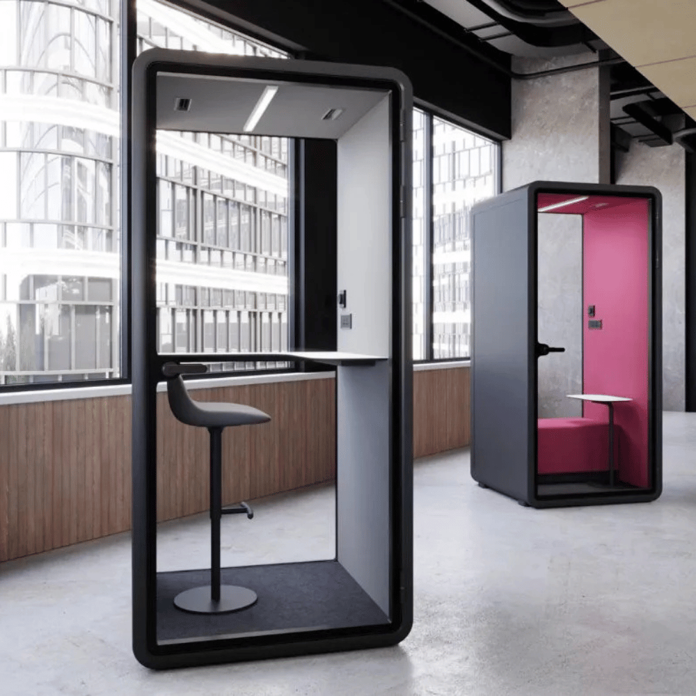 Hecor ZUM-S Office Soundproof Privacy Silence Pod for 1-Person
