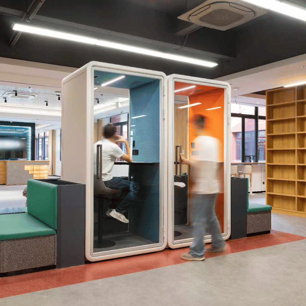Hecor ZUM-S Office Soundproof Privacy Silence Pod for 1-Person