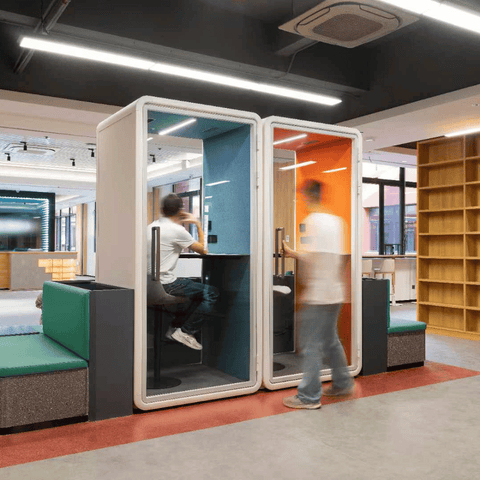Hecor ZUM-S Office Soundproof Privacy Silence Pod for 1-Person