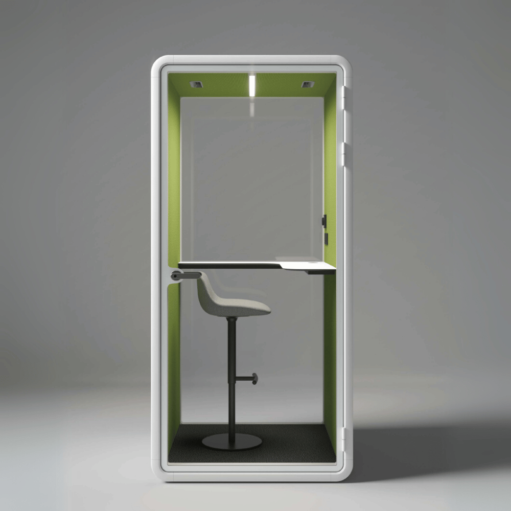 Hecor ZUM-S Office Soundproof Privacy Silence Pod for 1-Person