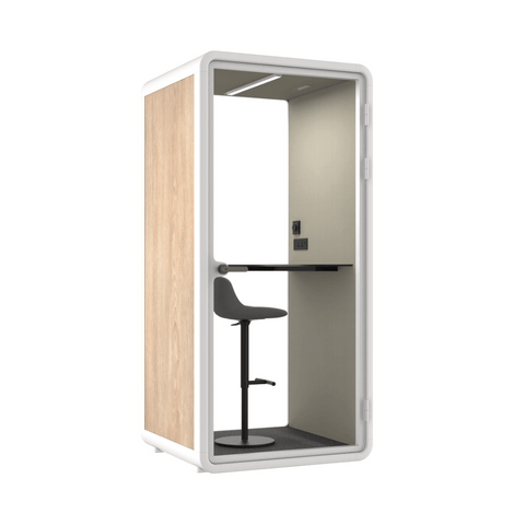 Hecor ZUM-S Office Soundproof Privacy Silence Pod for 1-Person
