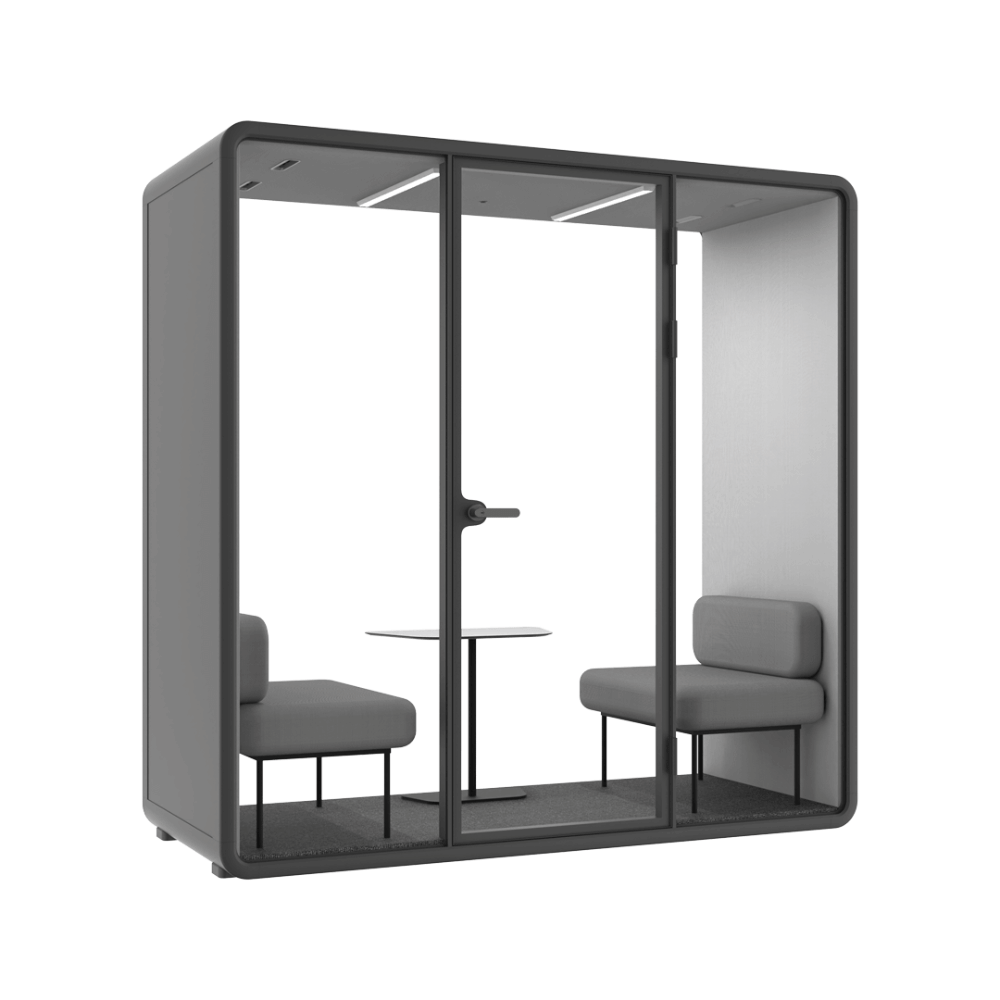 Hecor ZUM-SL Office Soundproof Privacy Silence Pod for 2-Person