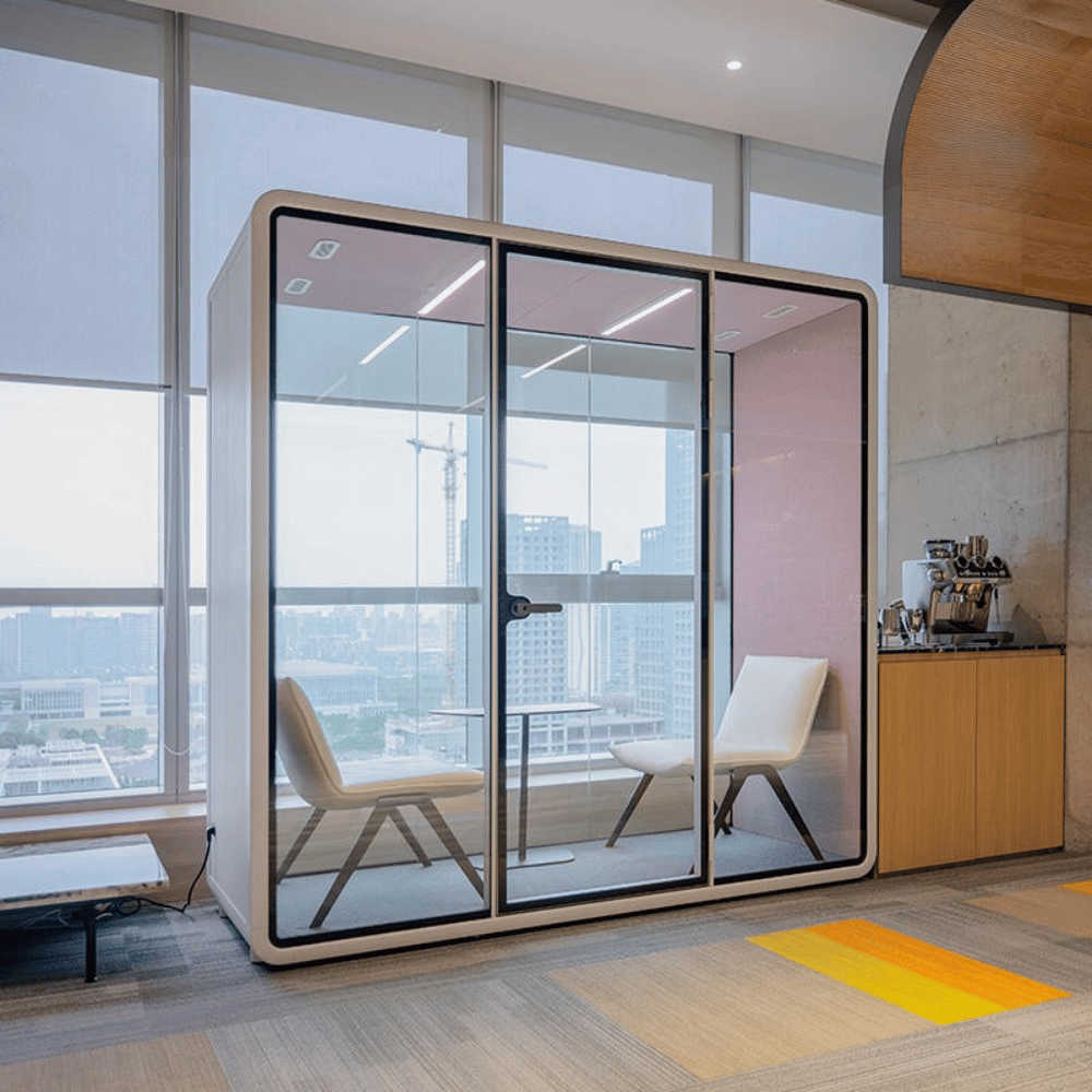Hecor ZUM-SL Office Soundproof Privacy Silence Pod for 2-Person