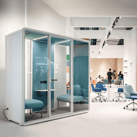 Hecor ZUM-SL Office Soundproof Privacy Silence Pod for 2-Person