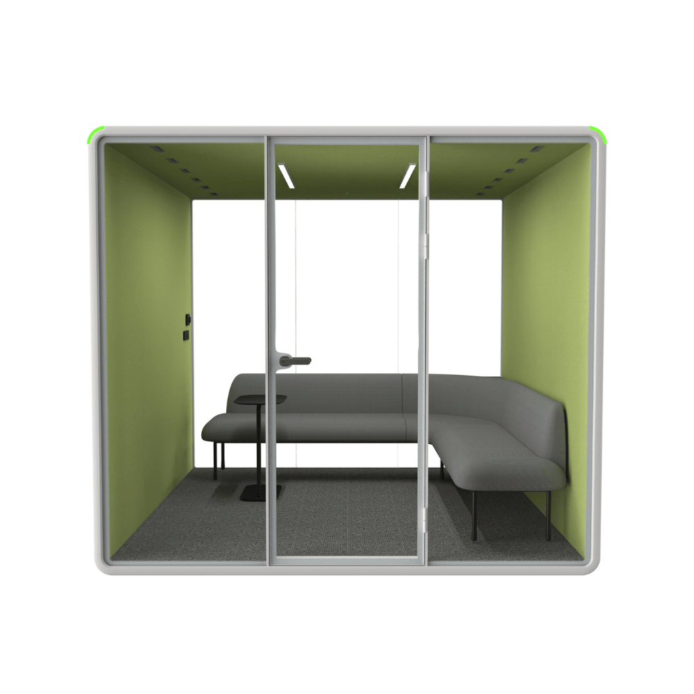 Hecor ZUM-XL Office Soundproof Privacy Silence Pod for 6-Person