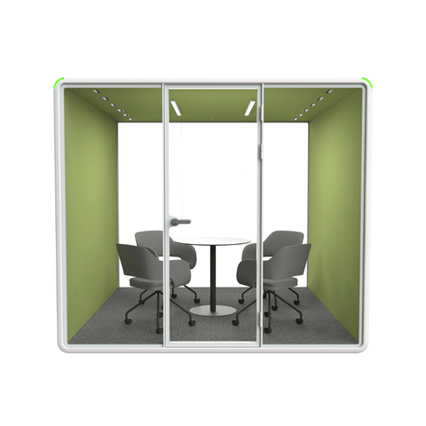 Hecor ZUM-XL Office Soundproof Privacy Silence Pod for 6-Person