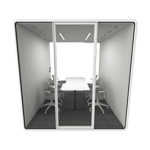 Hecor ZUM-XL Office Soundproof Privacy Silence Pod for 6-Person