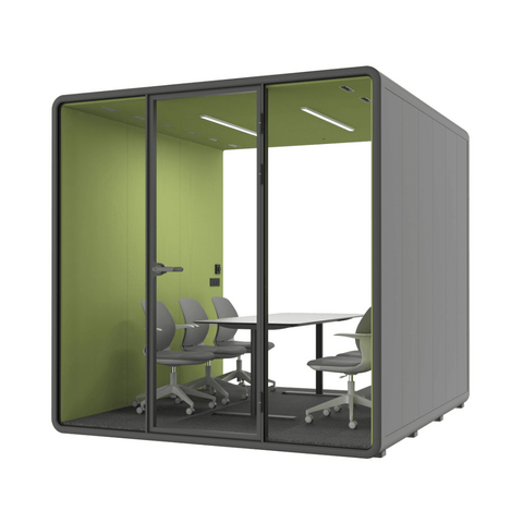 Hecor ZUM-XL Office Soundproof Privacy Silence Pod for 6-Person