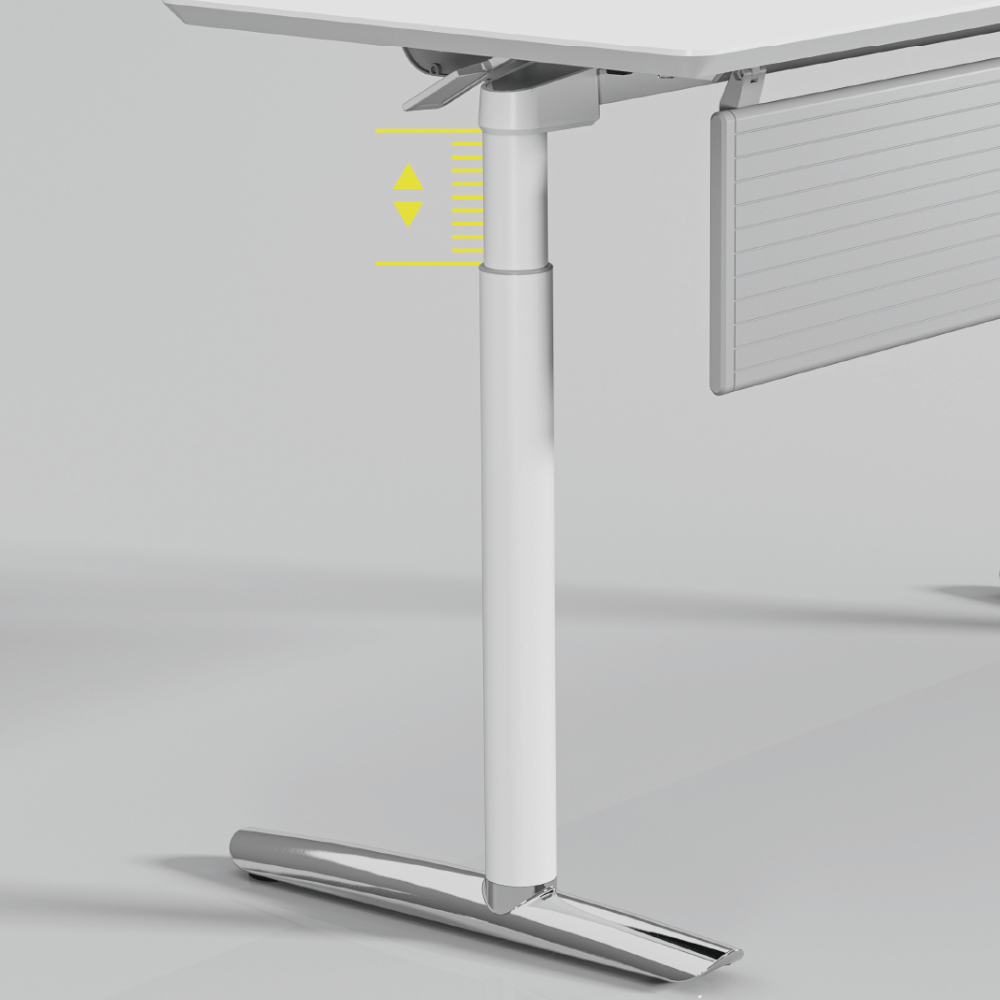 Helen Manual Lifting Mobile Folding Training Table